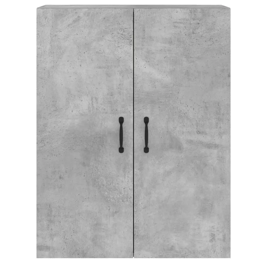 Armoires murales 2 pcs gris béton bois d'ingénierie - 7