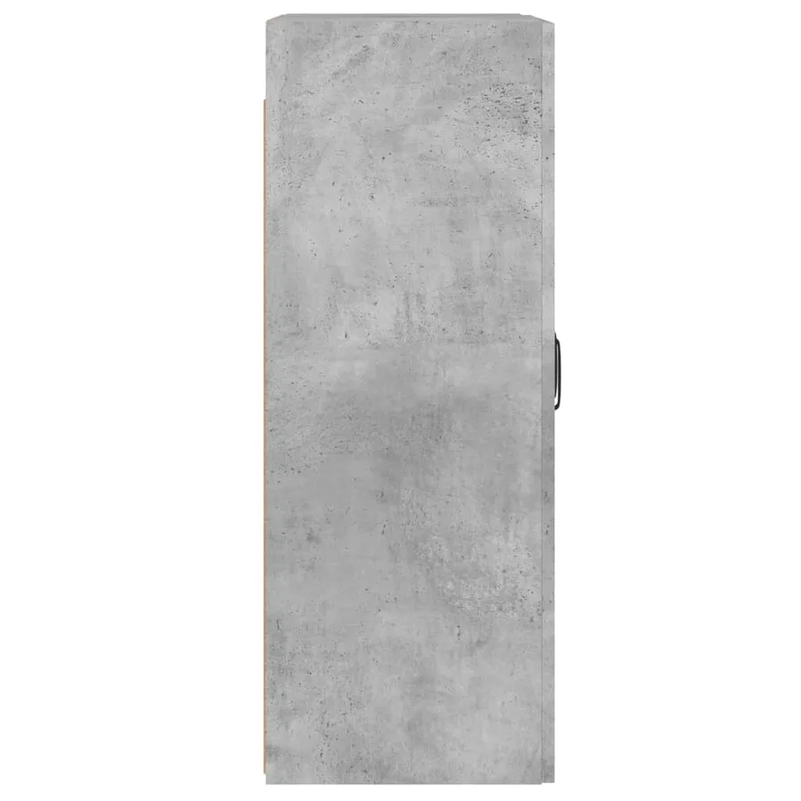 Armoires murales 2 pcs gris béton bois d'ingénierie - 8