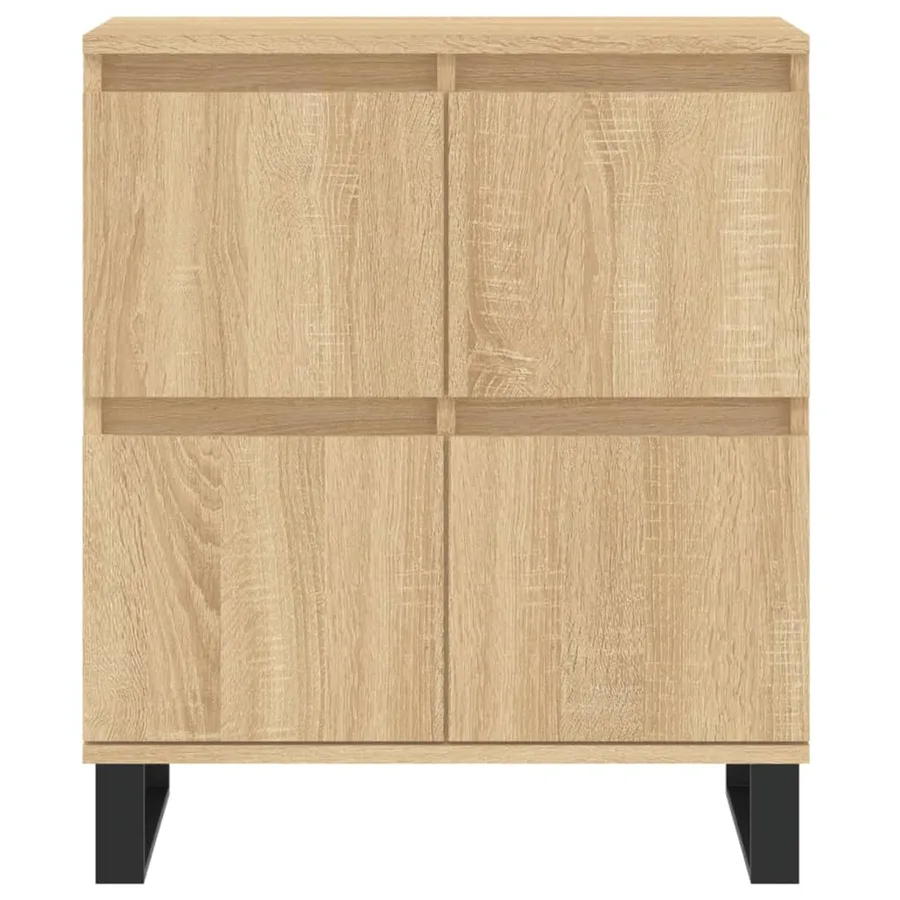 Buffets 3 pcs Chêne sonoma Bois d'ingénierie - 6