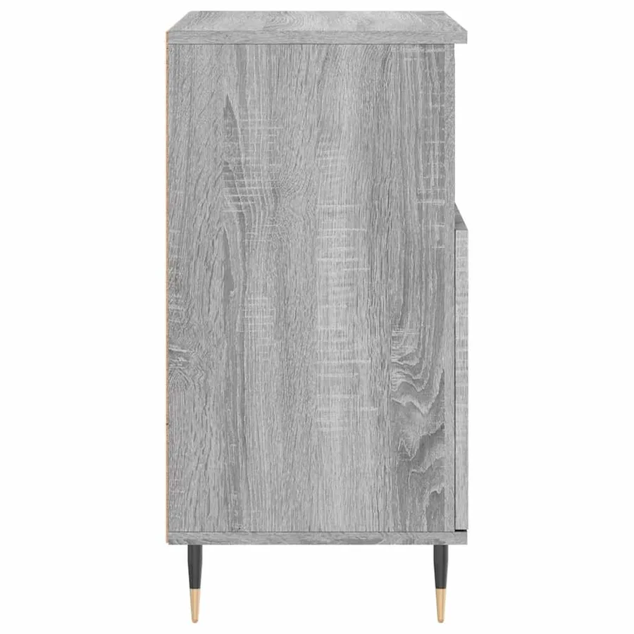 Buffets 3 pcs Sonoma gris Bois d'ingénierie - 7