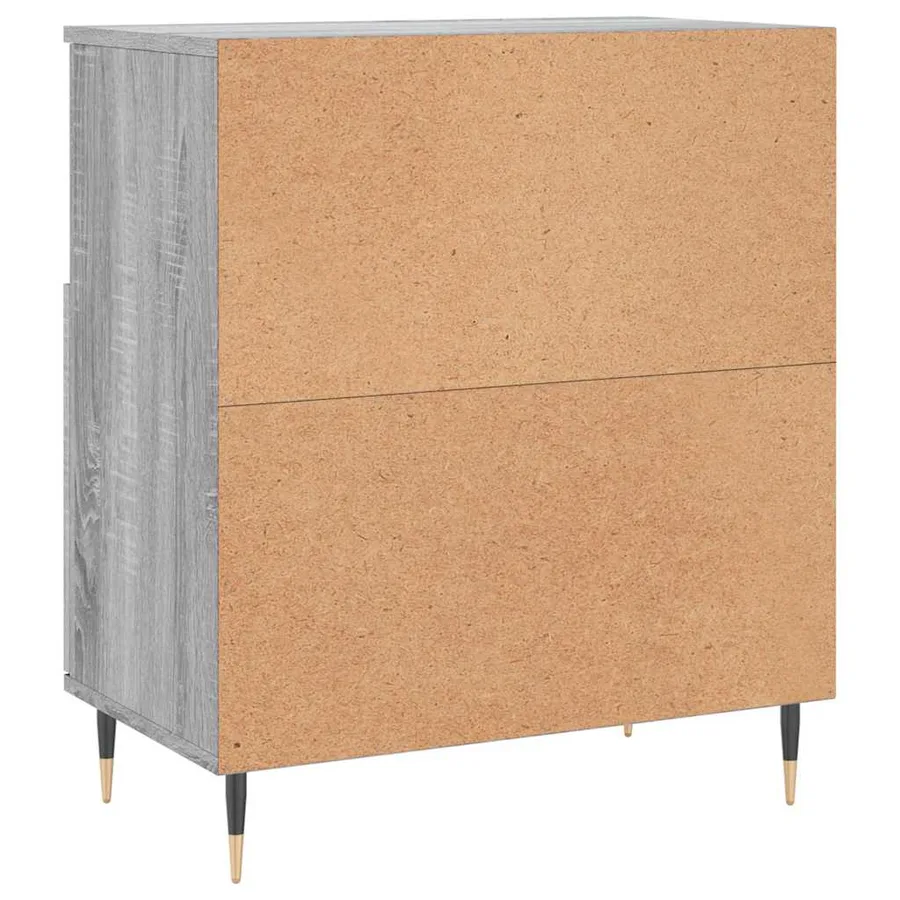 Buffets 3 pcs Sonoma gris Bois d'ingénierie - 8