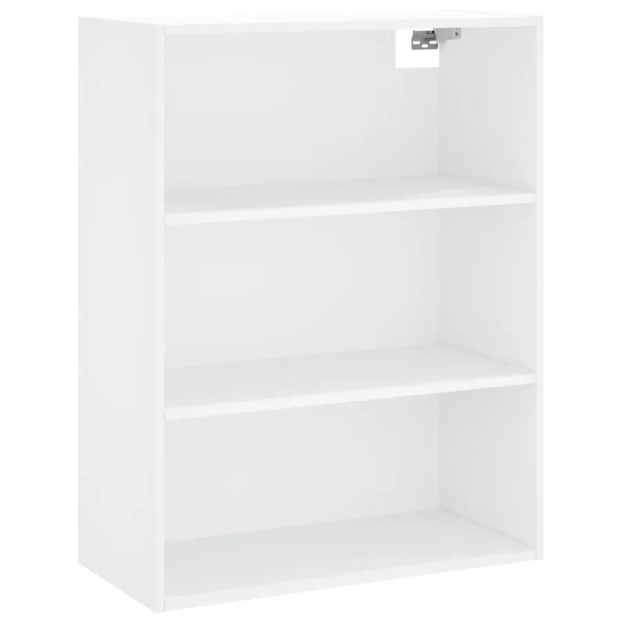Buffet haut Blanc 69,5x34x180 cm Bois d'ingénierie - 5