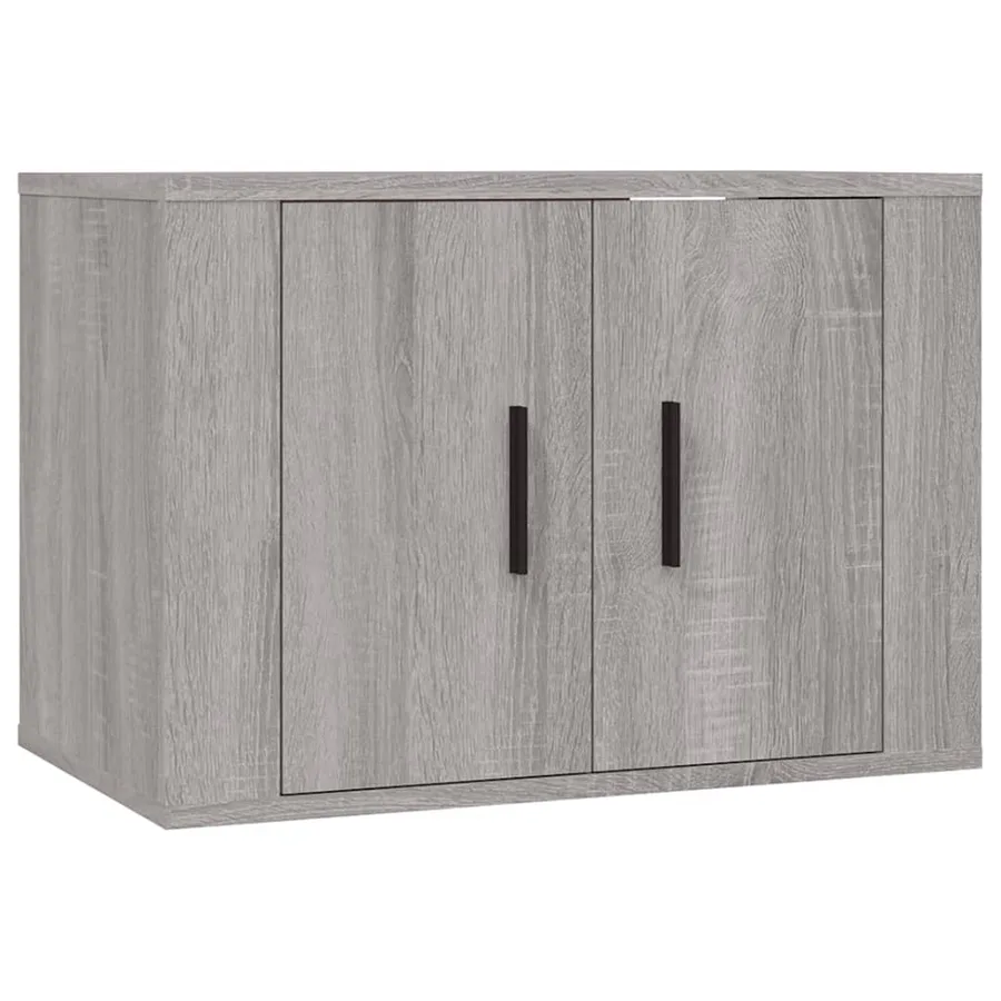 Ensemble de meubles TV 3 pcs Sonoma gris Bois d'ingénierie - 4