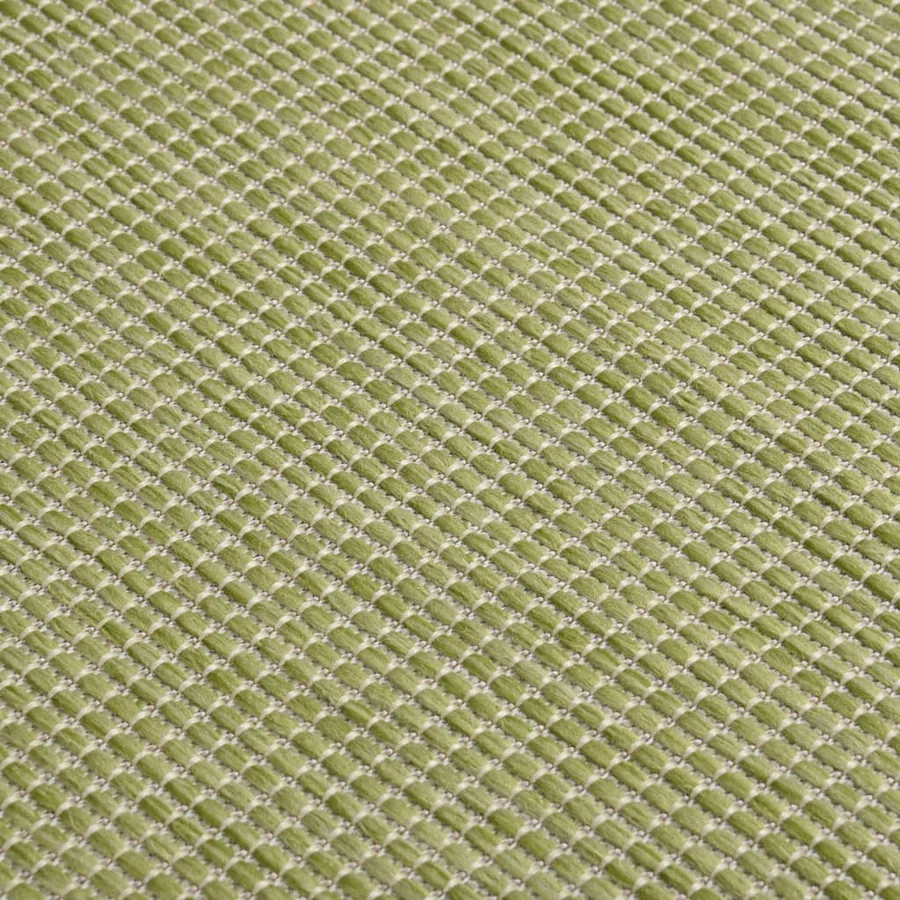 Tapis à tissage plat d'extérieur 140x200 cm Vert - 5