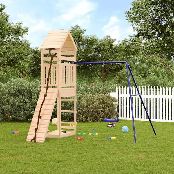 Aire de jeux d'extérieur bois de pin massif
