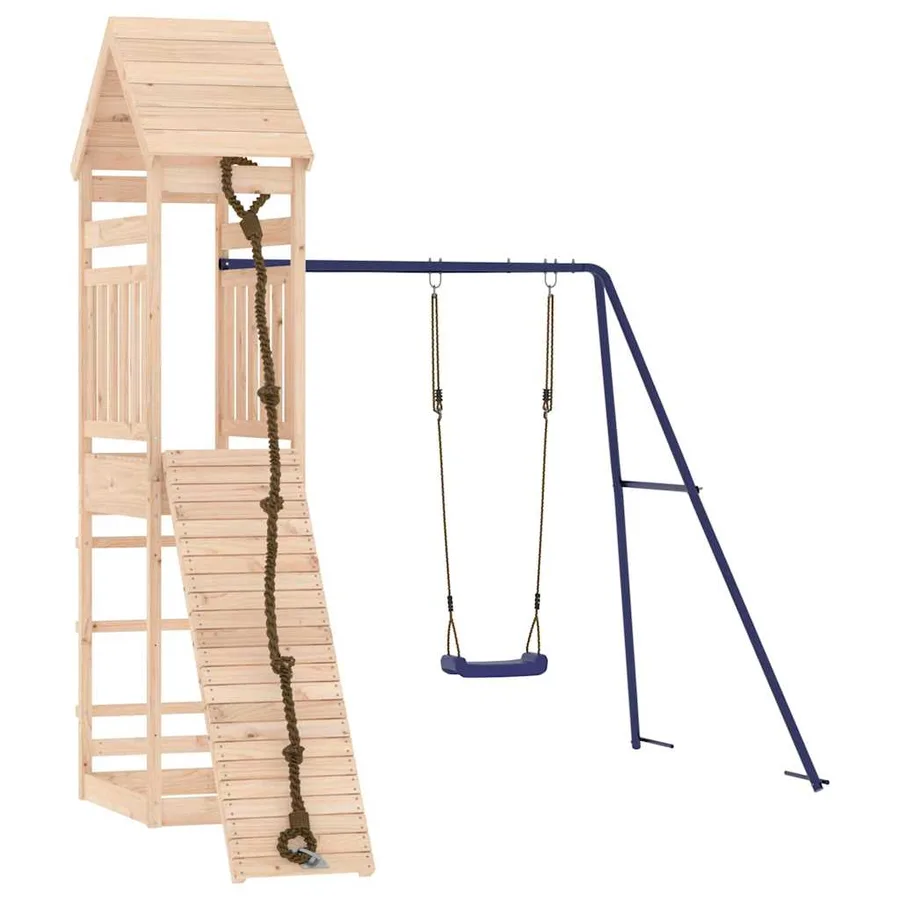 Aire de jeux d'extérieur bois de pin massif - 2