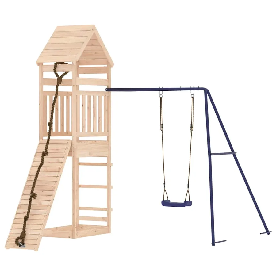 Aire de jeux d'extérieur bois de pin massif - 3