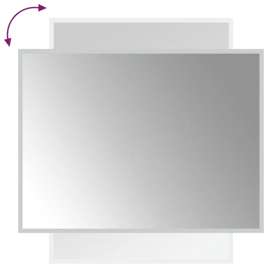 Miroir de salle de bain à LED 60x80 cm - 6