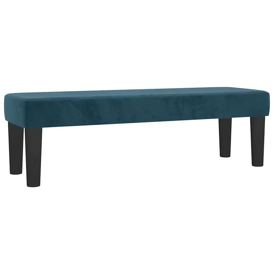 Sommier à lattes de lit et matelas Bleu foncé 200x200cm Velours - 7