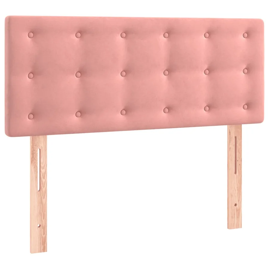 Sommier à lattes de lit et matelas Rose 80x200 cm Velours - 6