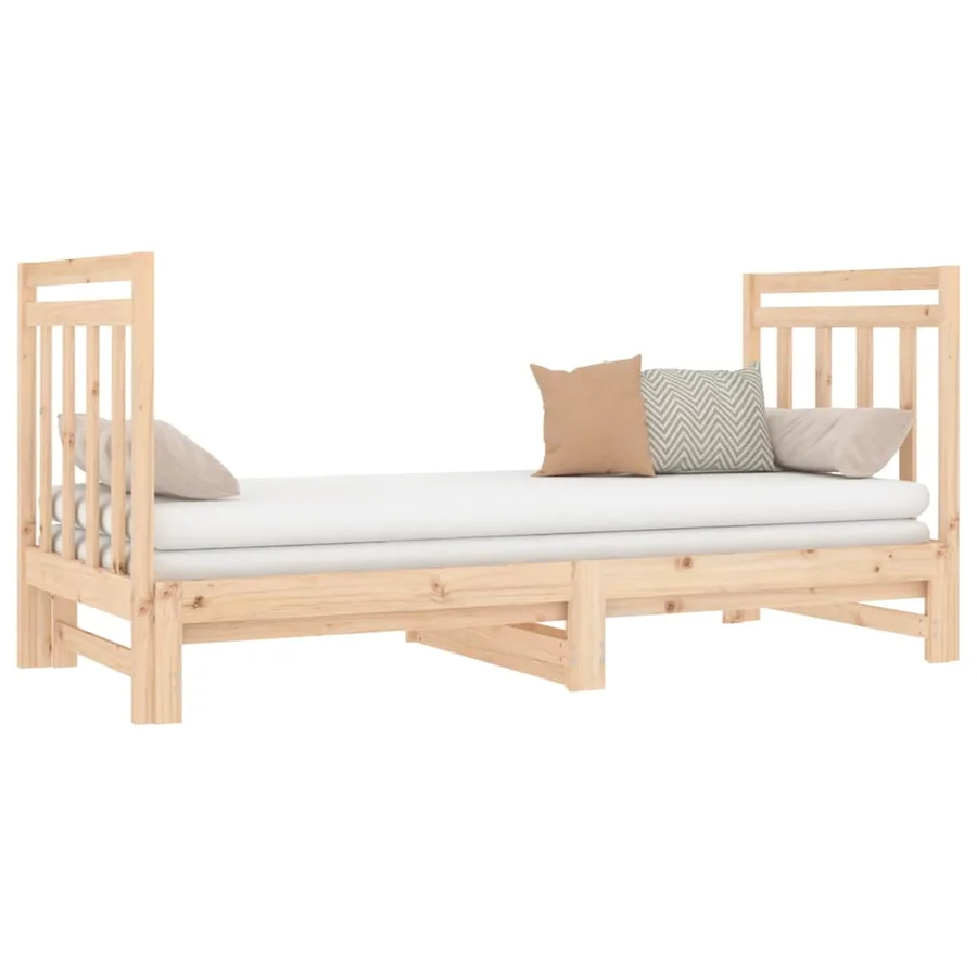Lit coulissant sans matelas 2x(90x190) cm - 3