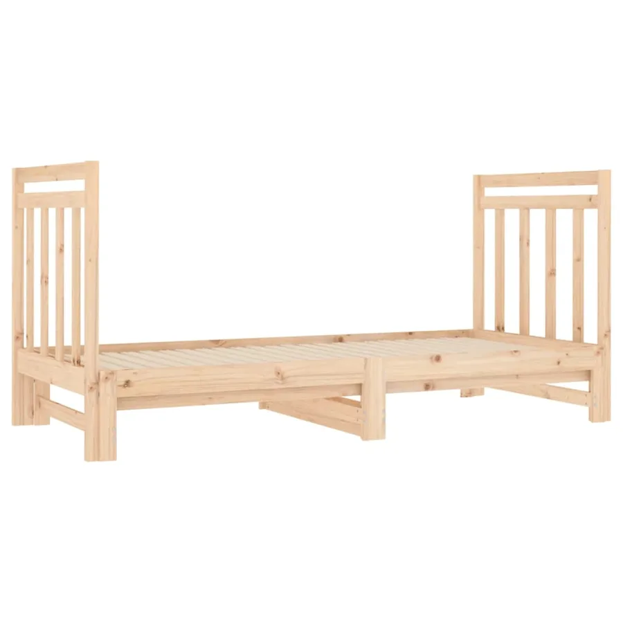 Lit coulissant sans matelas 2x(90x190) cm - 4