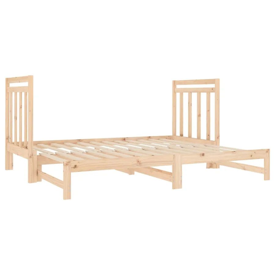 Lit coulissant sans matelas 2x(90x190) cm - 5