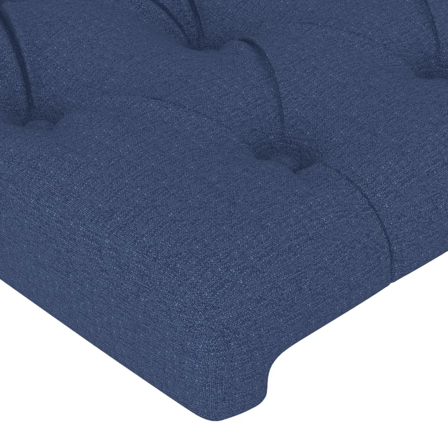 Tête de lit à LED Bleu 103x16x78/88 cm Tissu - 5