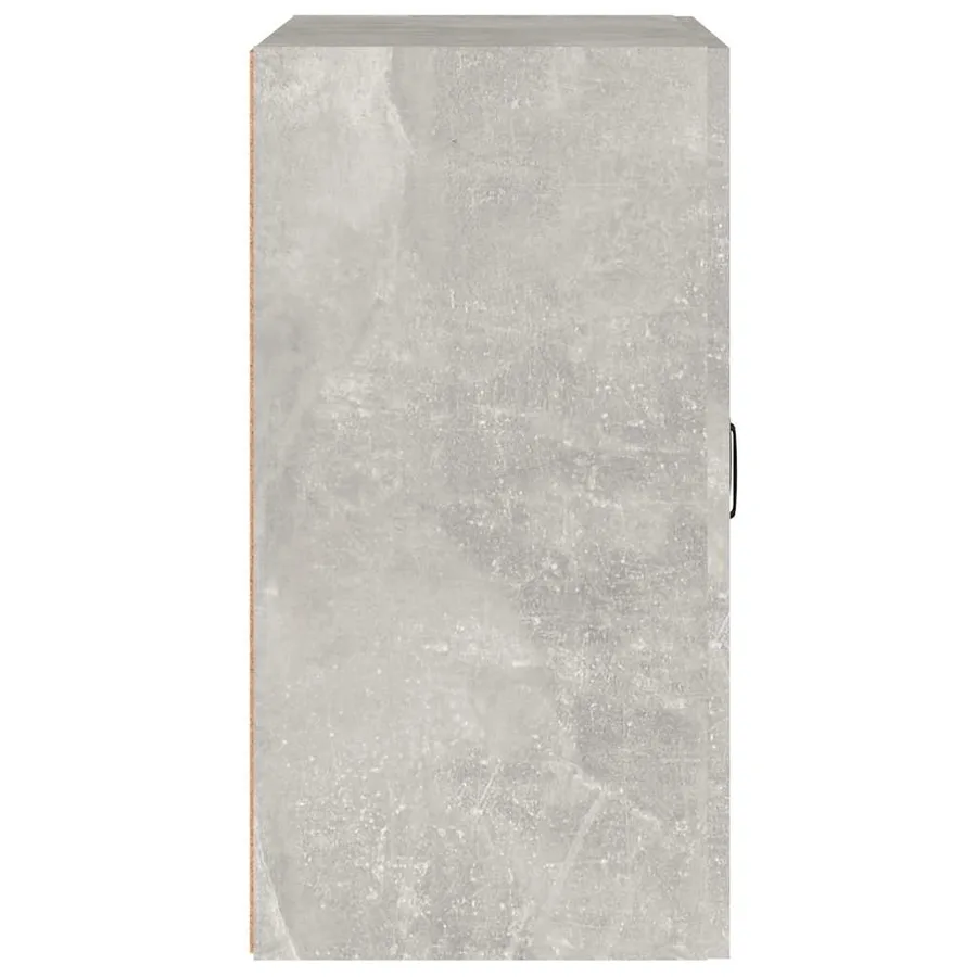 Armoire murale Gris béton 60x31x60 cm Bois d'ingénierie - 6