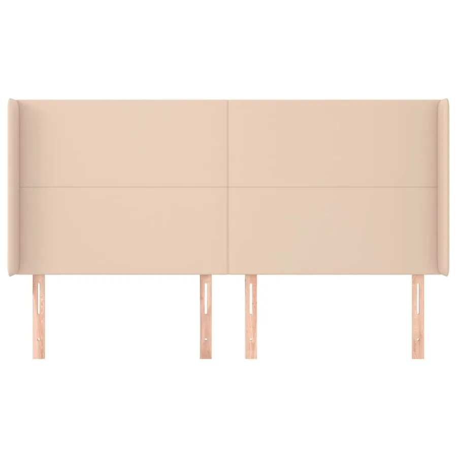 Tête de lit avec oreilles Cappuccino 203x16x118/128 cm - 3