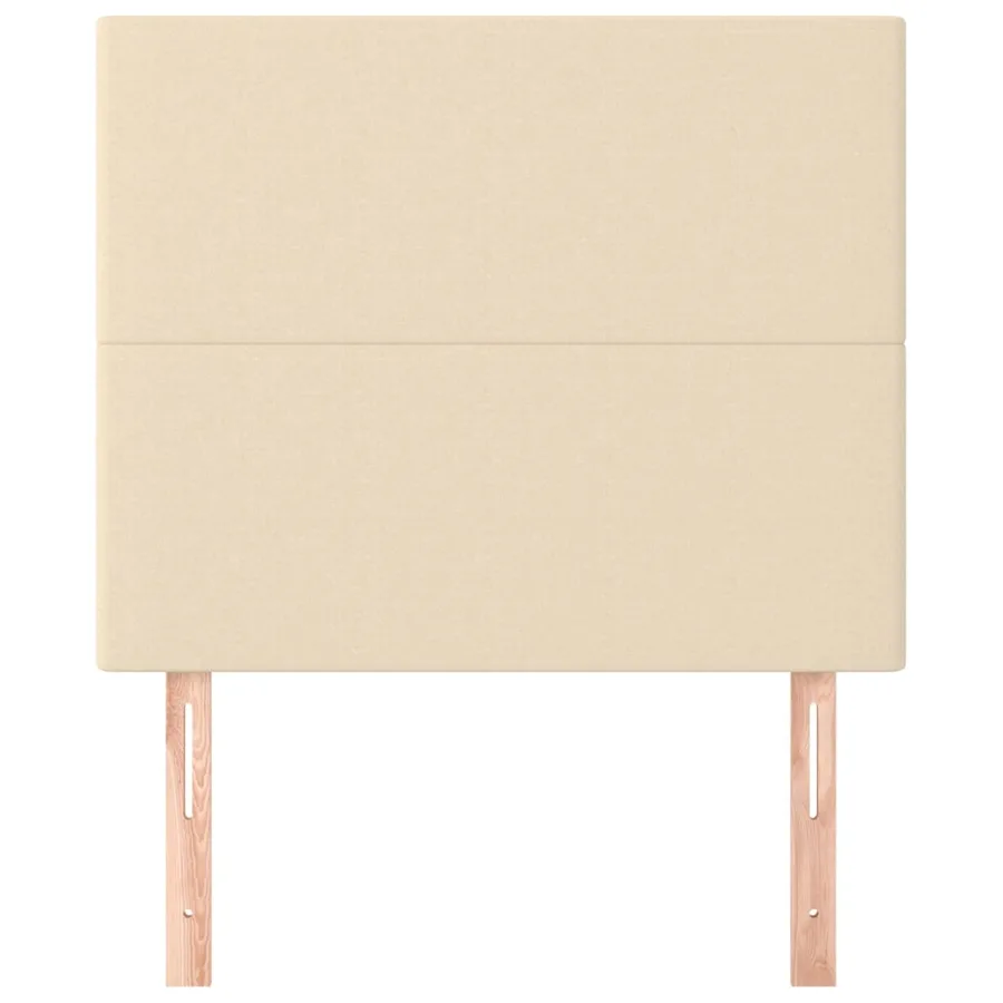 Tête de lit Crème 80x5x118/128 cm Tissu - 3
