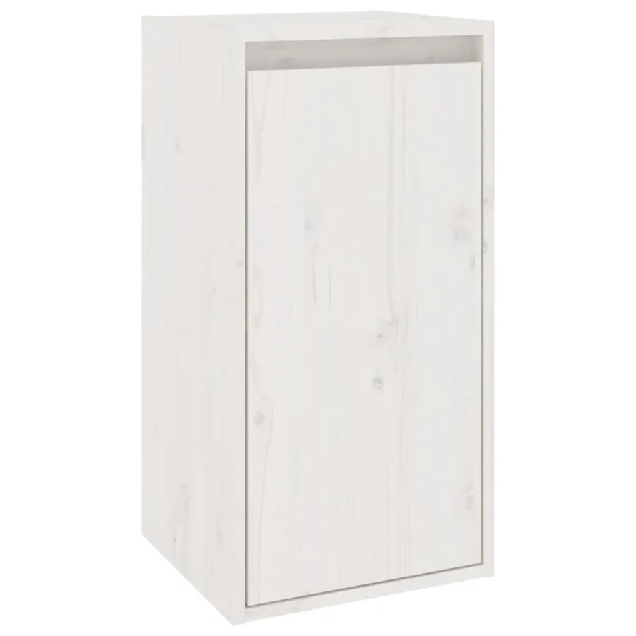 Meubles TV 2 pcs Blanc Bois massif de pin - 5