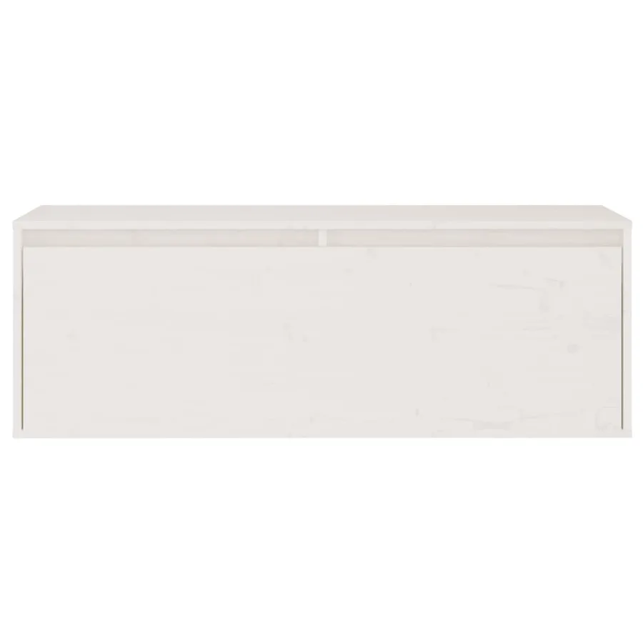 Meubles TV 2 pcs Blanc Bois massif de pin - 6