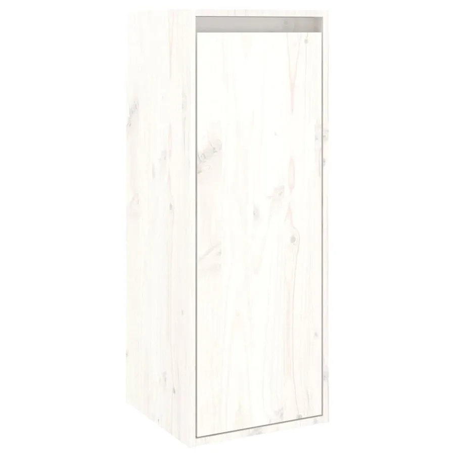 Meubles TV 2 pcs Blanc Bois massif de pin - 8