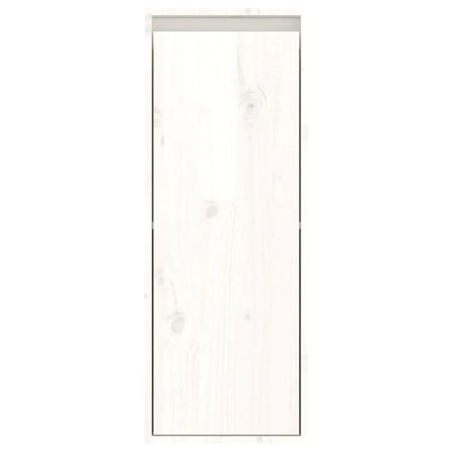 Meubles TV 2 pcs Blanc Bois massif de pin - 9