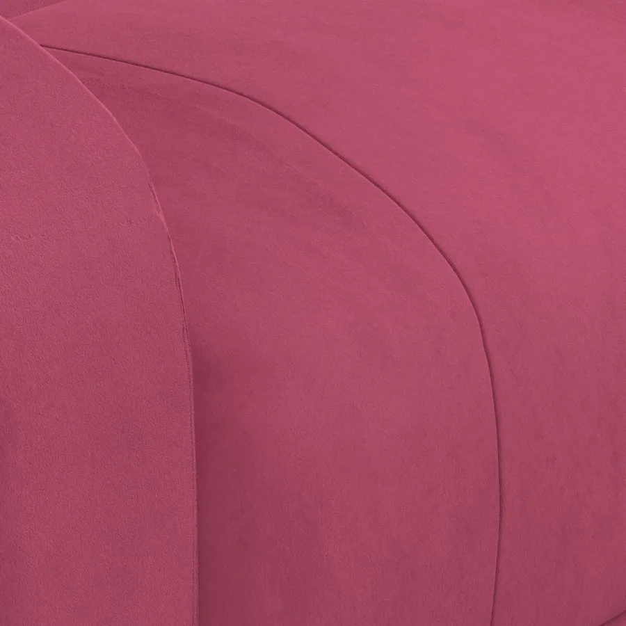 Fauteuil inclinable électrique rouge bordeaux velours - 8