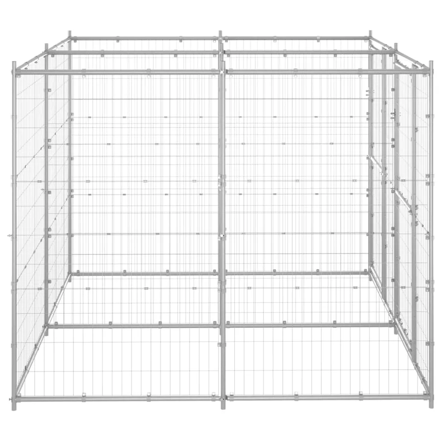 Chenil extérieur Acier galvanisé 4,84 m² - 3
