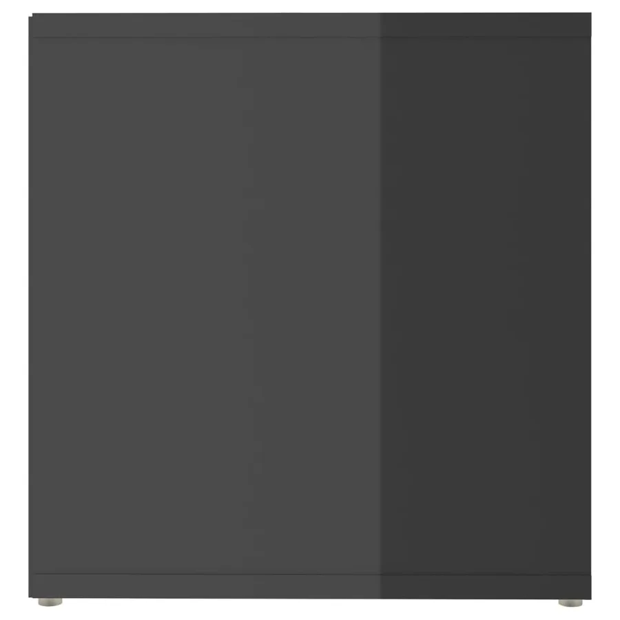 Meubles TV 2 pcs Gris brillant 72x35x36,5 cm Bois d'ingénierie - 6