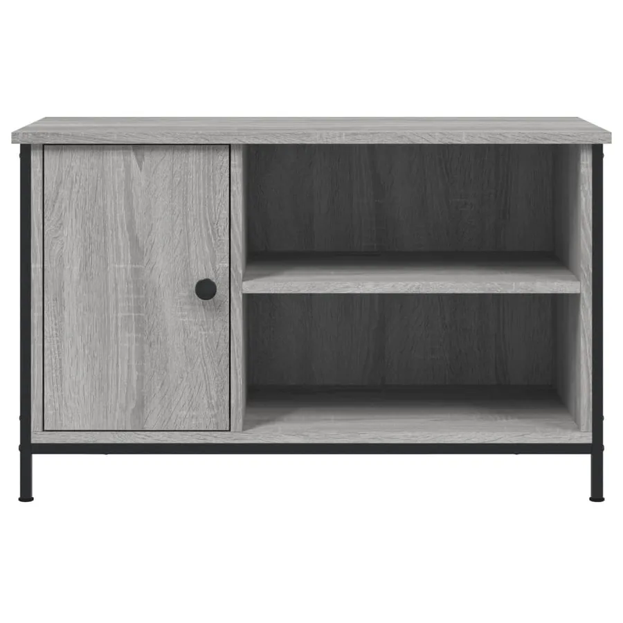 Meuble TV Sonoma gris 80x40x50 cm Bois d'ingénierie - 6