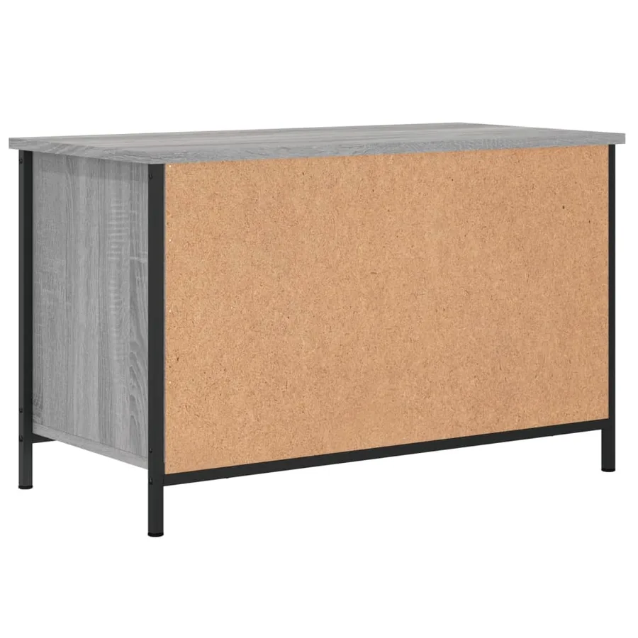 Meuble TV Sonoma gris 80x40x50 cm Bois d'ingénierie - 8