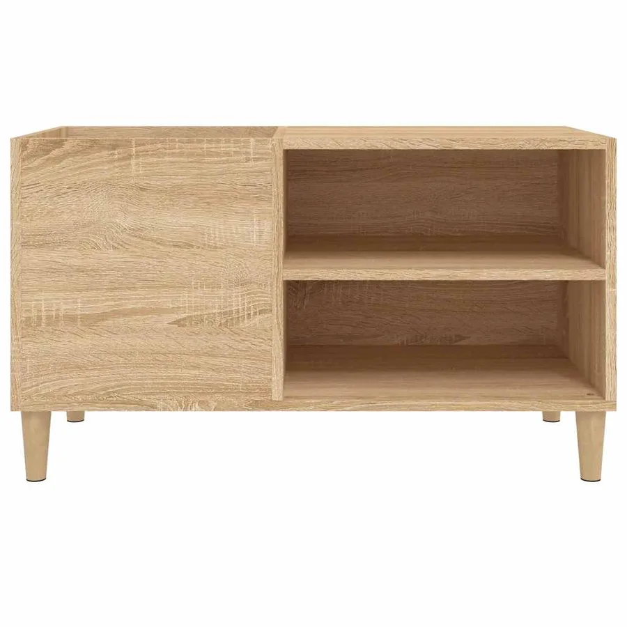 Armoire à disques chêne sonoma 84,5x38x48 cm bois d'ingénierie - 5