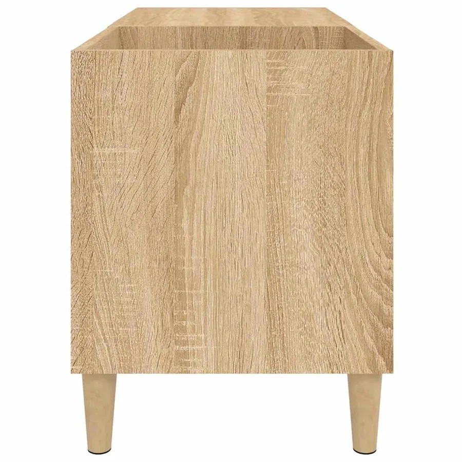 Armoire à disques chêne sonoma 84,5x38x48 cm bois d'ingénierie - 6