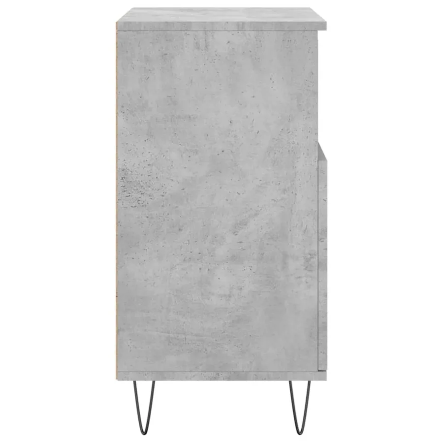 Buffet Gris béton 60x35x70 cm Bois d'ingénierie - 7