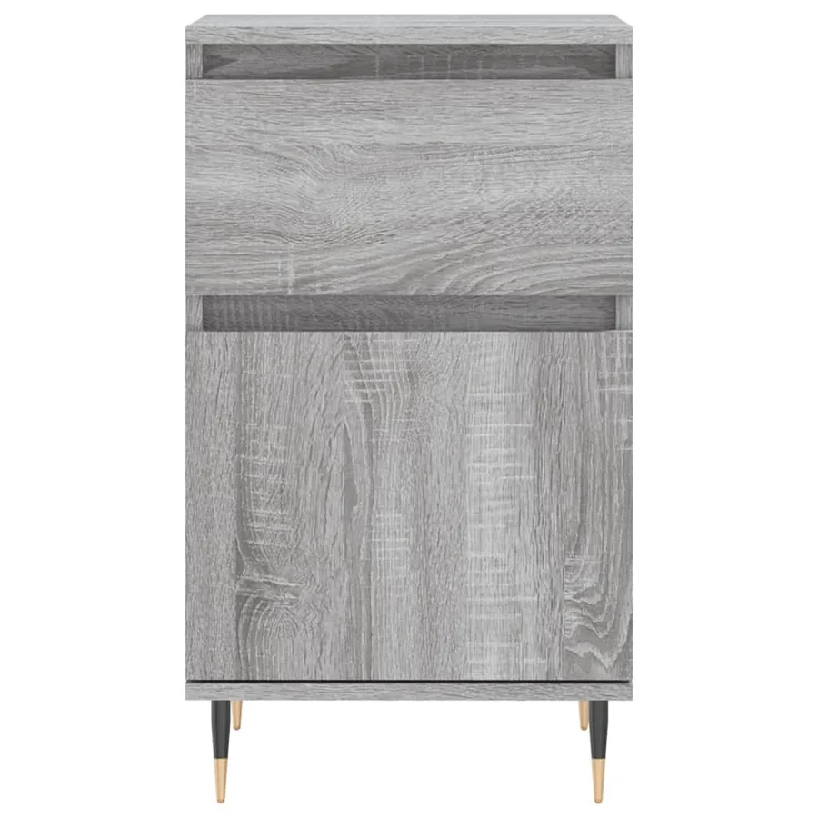 Buffet sonoma gris 40x35x70 cm bois d'ingénierie - 3