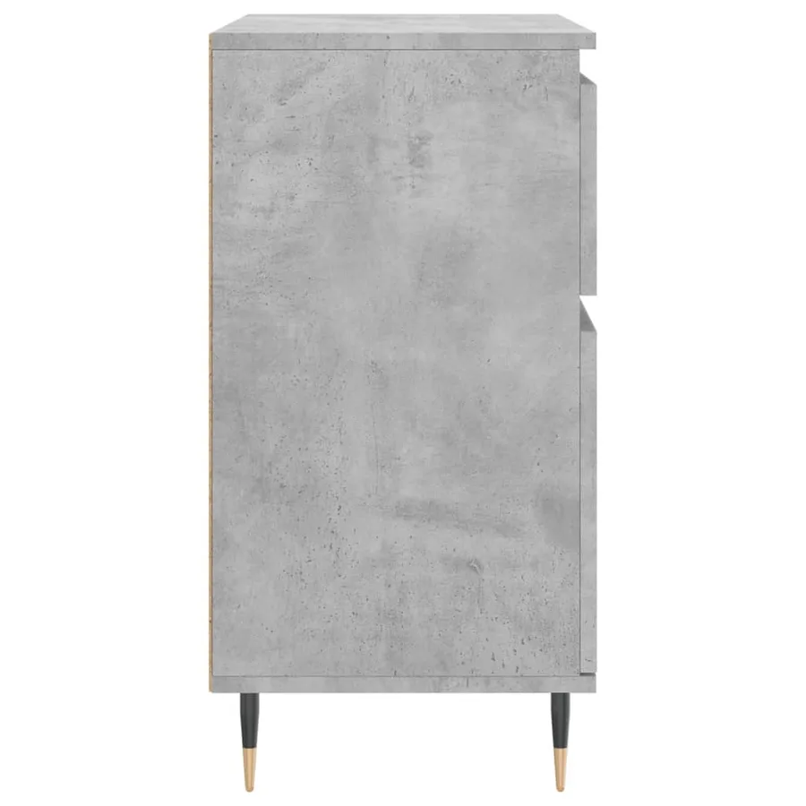 Buffet Gris béton 60x35x70 cm Bois d'ingénierie - 7
