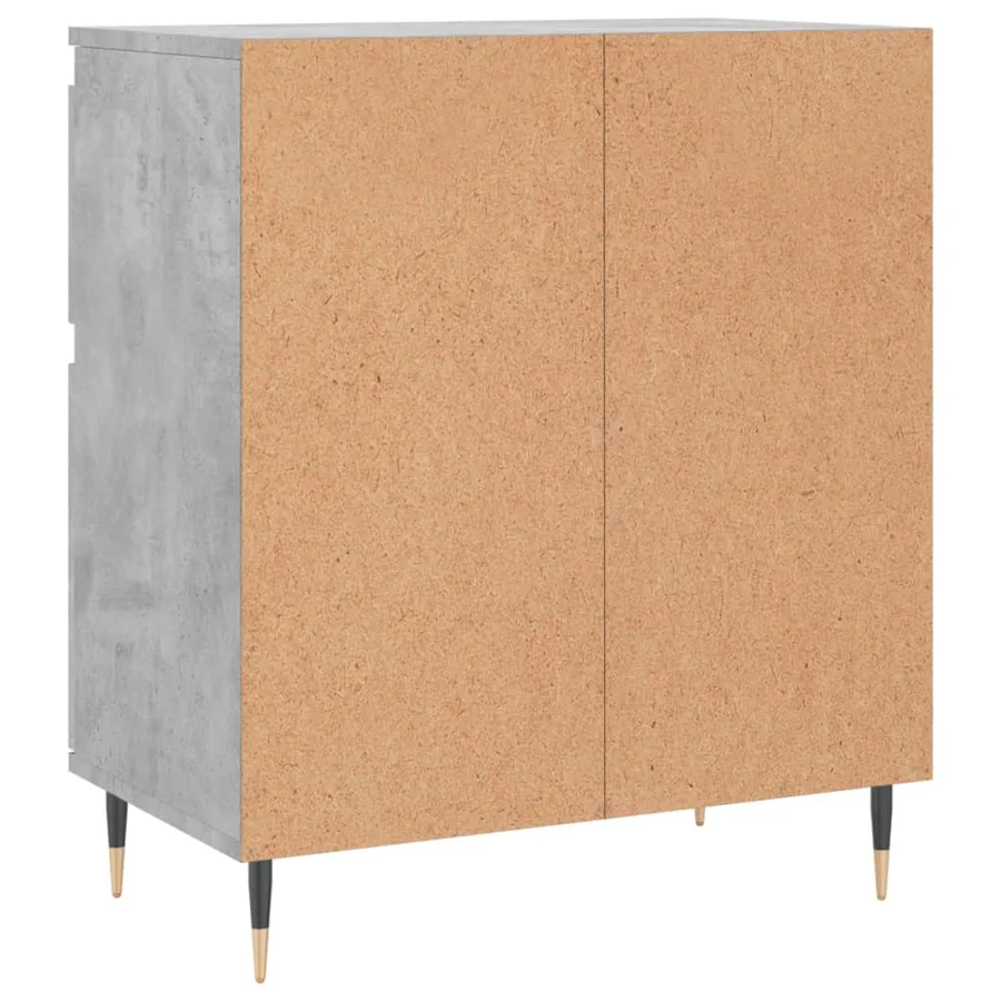 Buffet Gris béton 60x35x70 cm Bois d'ingénierie - 8