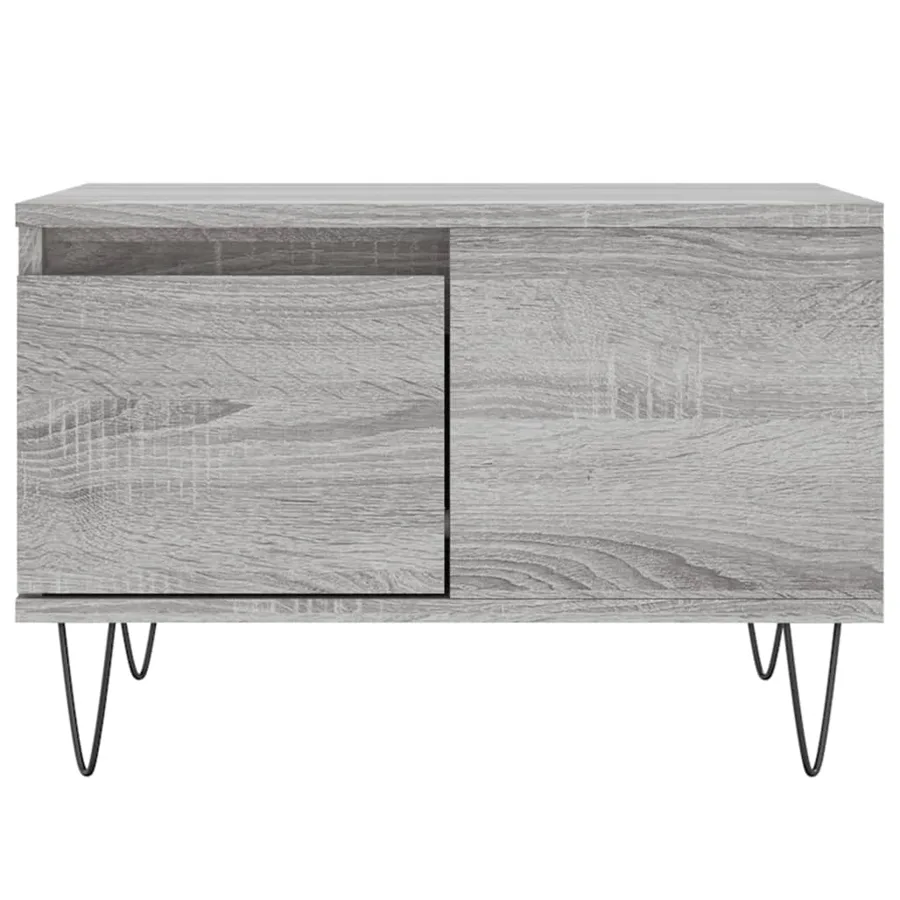 Table basse sonoma gris 55x55x36,5 cm bois d'ingénierie - 5