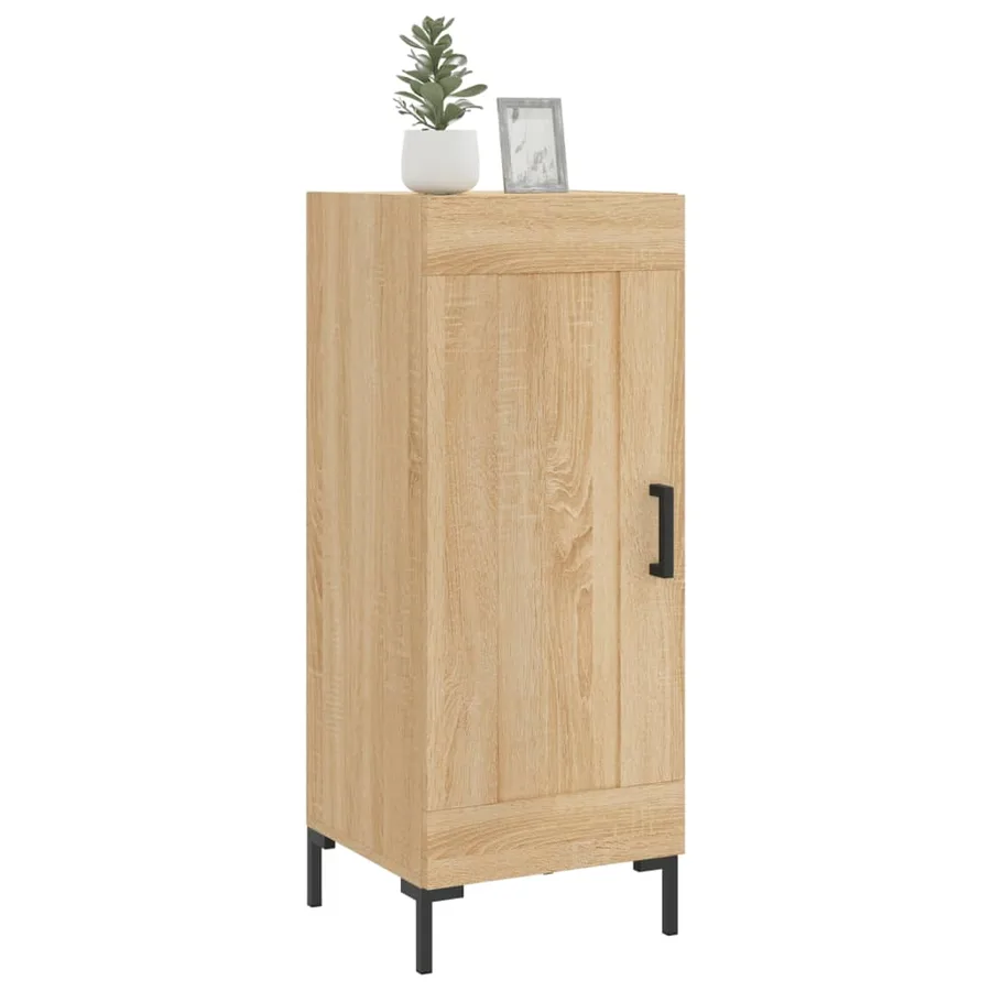 Buffet Chêne sonoma 34,5x34x90 cm Bois d'ingénierie - 3