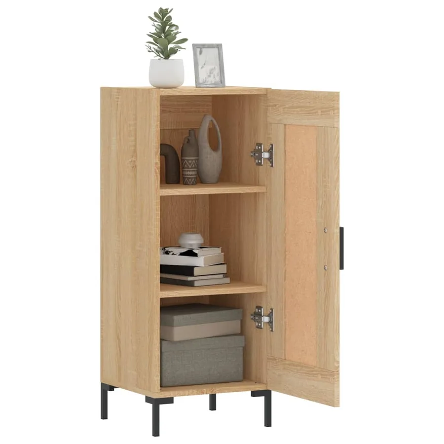 Buffet Chêne sonoma 34,5x34x90 cm Bois d'ingénierie - 4