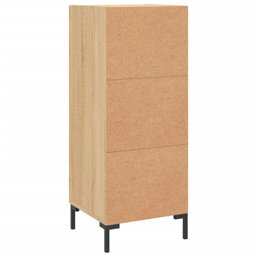 Buffet Chêne sonoma 34,5x34x90 cm Bois d'ingénierie - 8