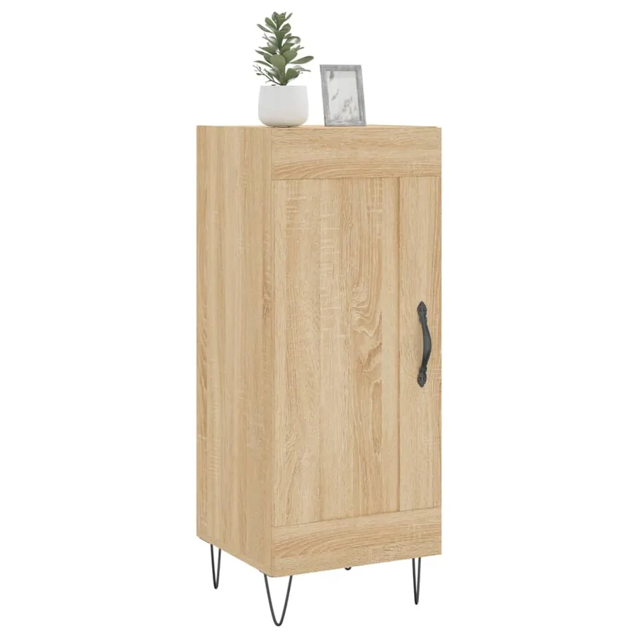 Buffet Chêne sonoma 34,5x34x90 cm Bois d'ingénierie - 3