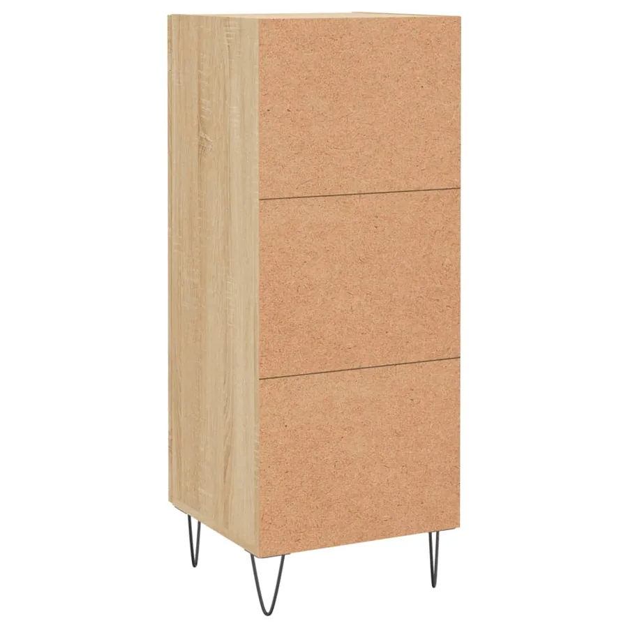 Buffet Chêne sonoma 34,5x34x90 cm Bois d'ingénierie - 8