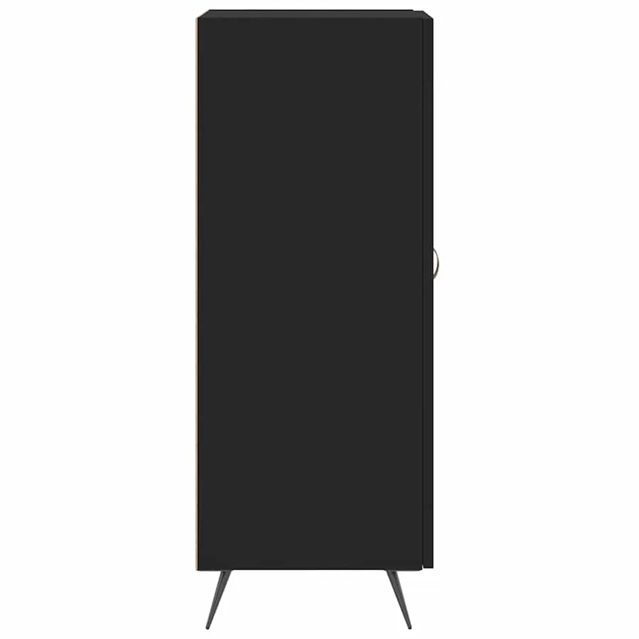 Buffet Noir 34,5x34x90 cm Bois d'ingénierie - 7