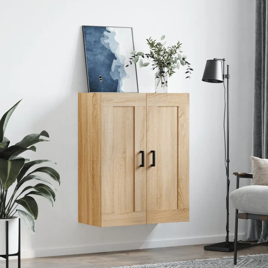 Armoire murale chêne sonoma 69,5x34x90 cm bois d'ingénierie - 3