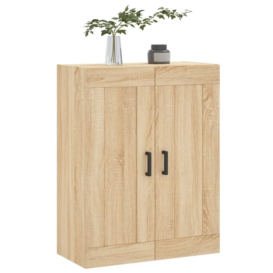 Armoire murale chêne sonoma 69,5x34x90 cm bois d'ingénierie - 4