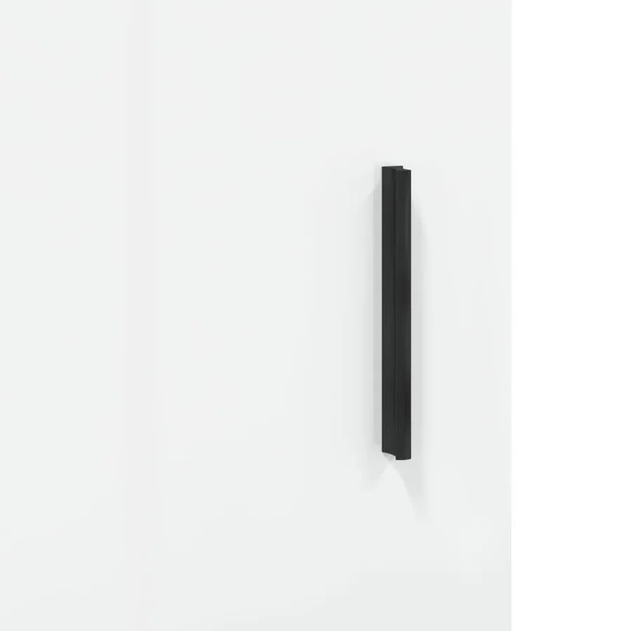 Buffet Blanc brillant 69,5x34x90 cm Bois d'ingénierie - 10