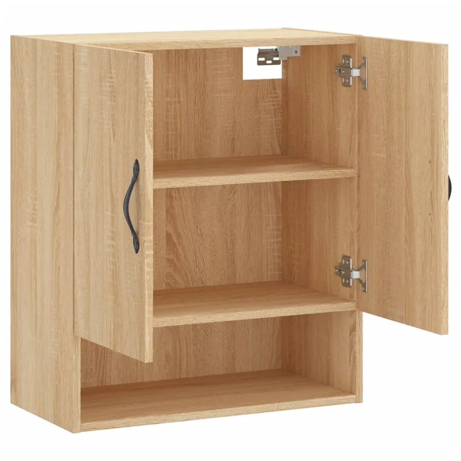 Armoire murale chêne sonoma 60x31x70 cm bois d'ingénierie - 6