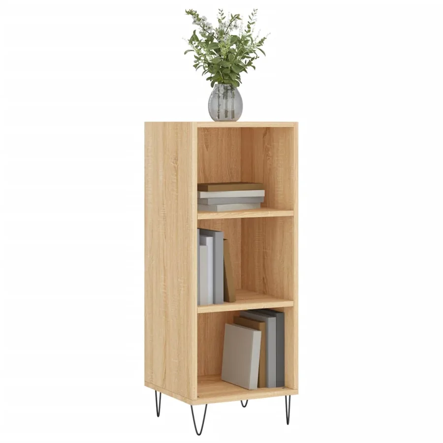 Buffet chêne sonoma 34,5x32,5x90 cm bois d'ingénierie - 3