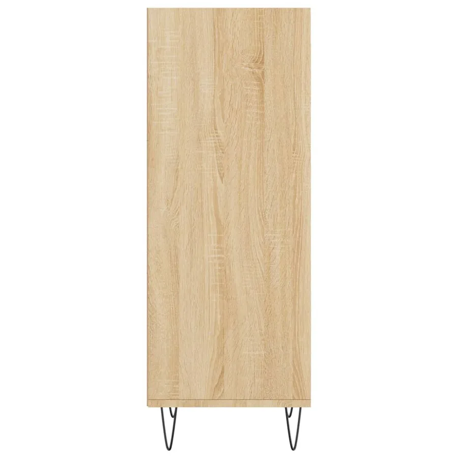 Buffet chêne sonoma 34,5x32,5x90 cm bois d'ingénierie - 5