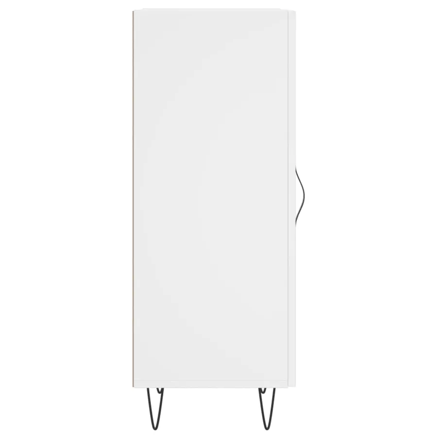 Buffet blanc 34,5x34x90 cm bois d'ingénierie - 7